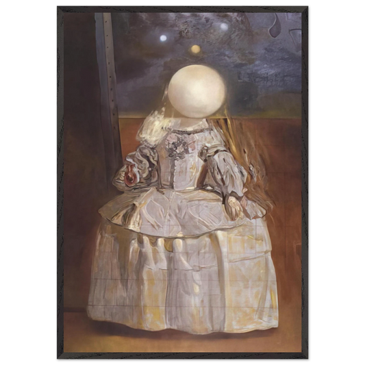 THE PEARL - Salvador Dali Framed Art Print – Black Wooden Frame - Default Title - -Framed Art Print