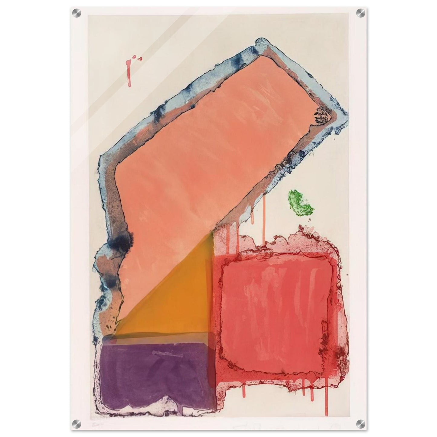 Anking - 1979 - John Hoyland Acrylic Print - 70x100 cm / 28x40″ inches | John Hoyland Wall Art | John Hoyland Prints