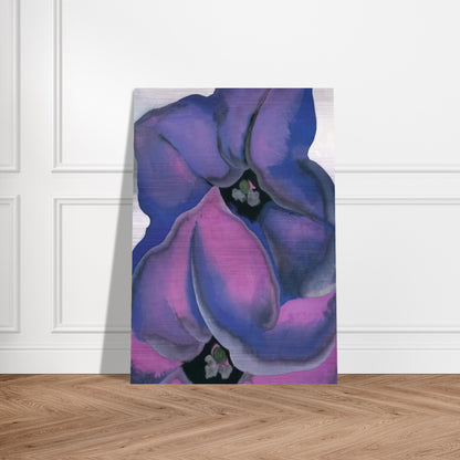 Purple Petunias - Georgia O'Keeffe Brushed Aluminum Print - 70x100 cm / 28x40 inches | Georgia O'Keeffe Aluminum Print | Georgia O'Keeffe Prints
