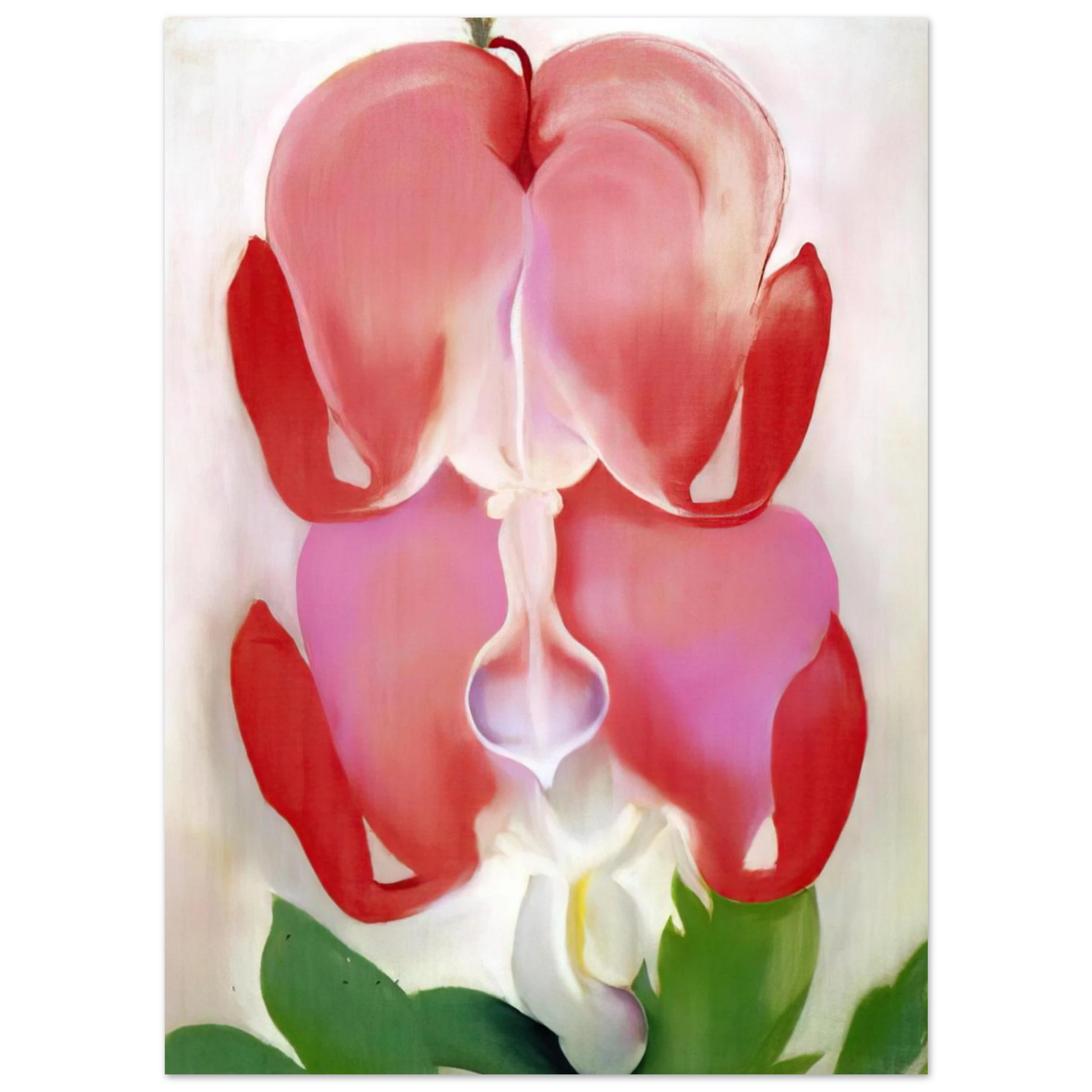 Georgia O'Keeffe - Bleeding Heart Fine Art Poster - 75x100 cm / 30x40 inches