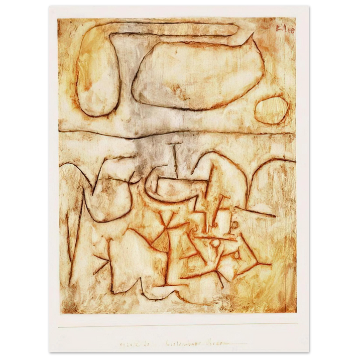 Paul Klee - HISTORIC GROUND 1939  75x100 cm / 30x40inches Fine Art Poster