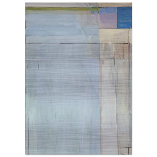 Ocean Park #54 - Richard Diebenkorn Brushed Aluminum Print - 70x100 cm / 28x40 inches | Richard Diebenkorn Aluminum Print | Richard Diebenkorn Prints