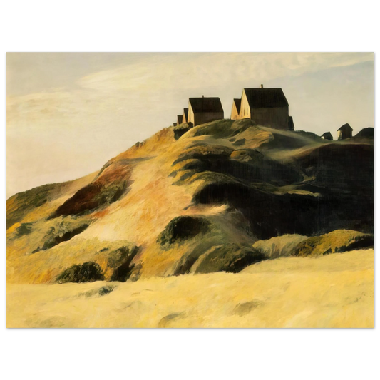 Edward Hopper - Corn Hill Fine Art Poster - 13x18 cm / 5x7 inches