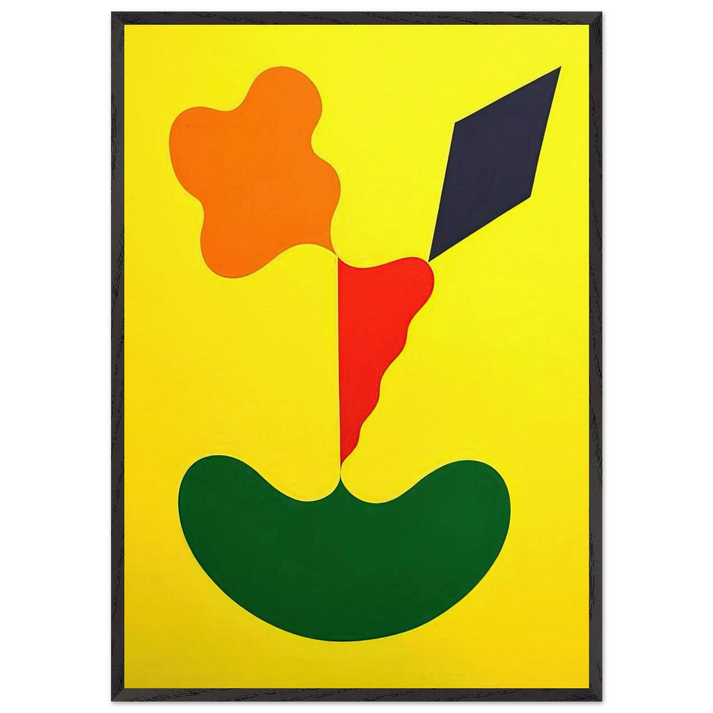 Cypher - 1963 - Jeremy Moon 70x100 cm / 28x40 inches Framed Art Print – Black Wooden Frame