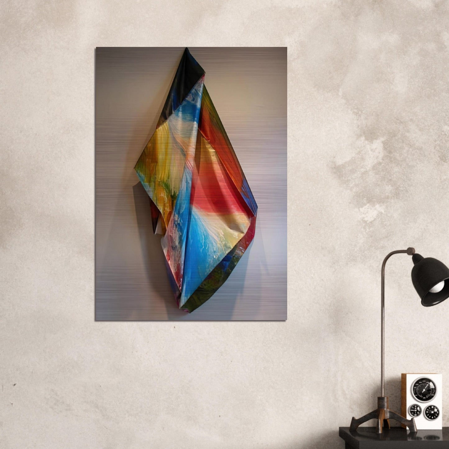 Tempo Series #2 - Sam Gilliam Brushed Aluminum Print - 70x100 cm / 28x40 inches | Sam Gilliam Aluminum Print | Sam Gilliam Prints