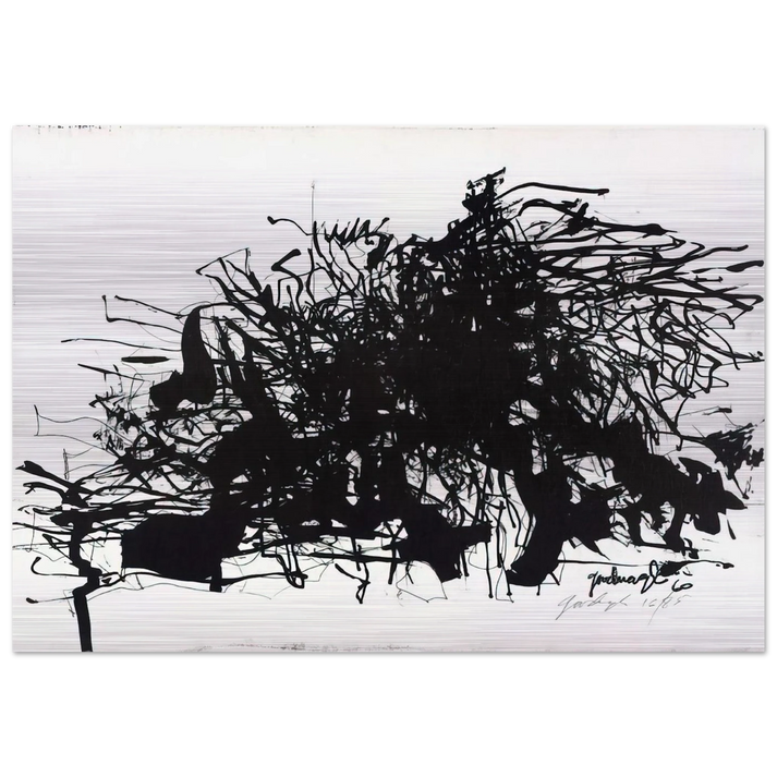 Nomads - 1960 - Robert Goodnough Brushed Aluminum Print - 70x100 cm / 28x40 inches | Robert Goodnough Aluminum Print | Robert Goodnough Prints