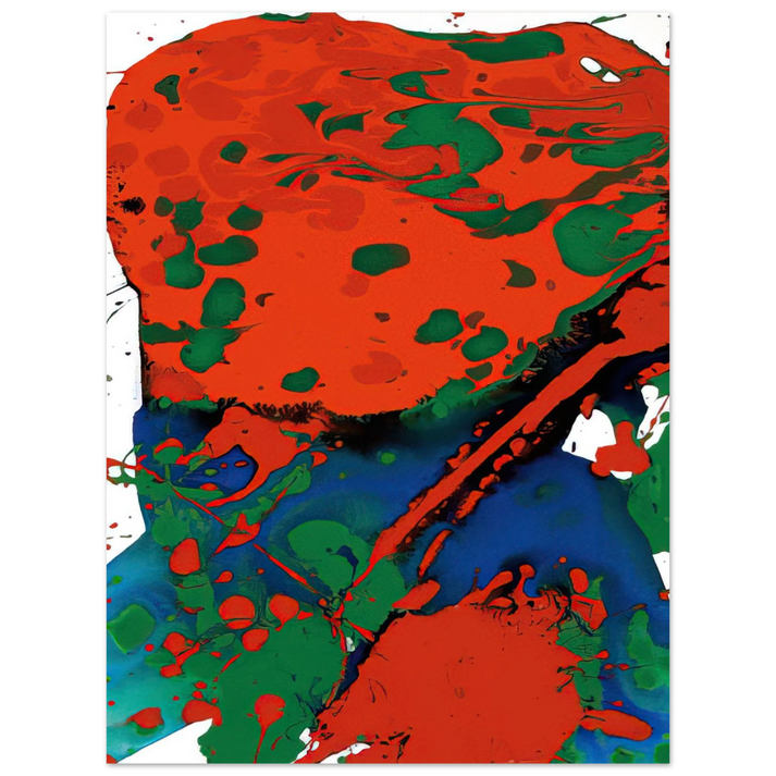 Sam Francis - Untitled  SFP94-137  SFF 1807   75x100 cm / 30x40inches Fine Art Poster