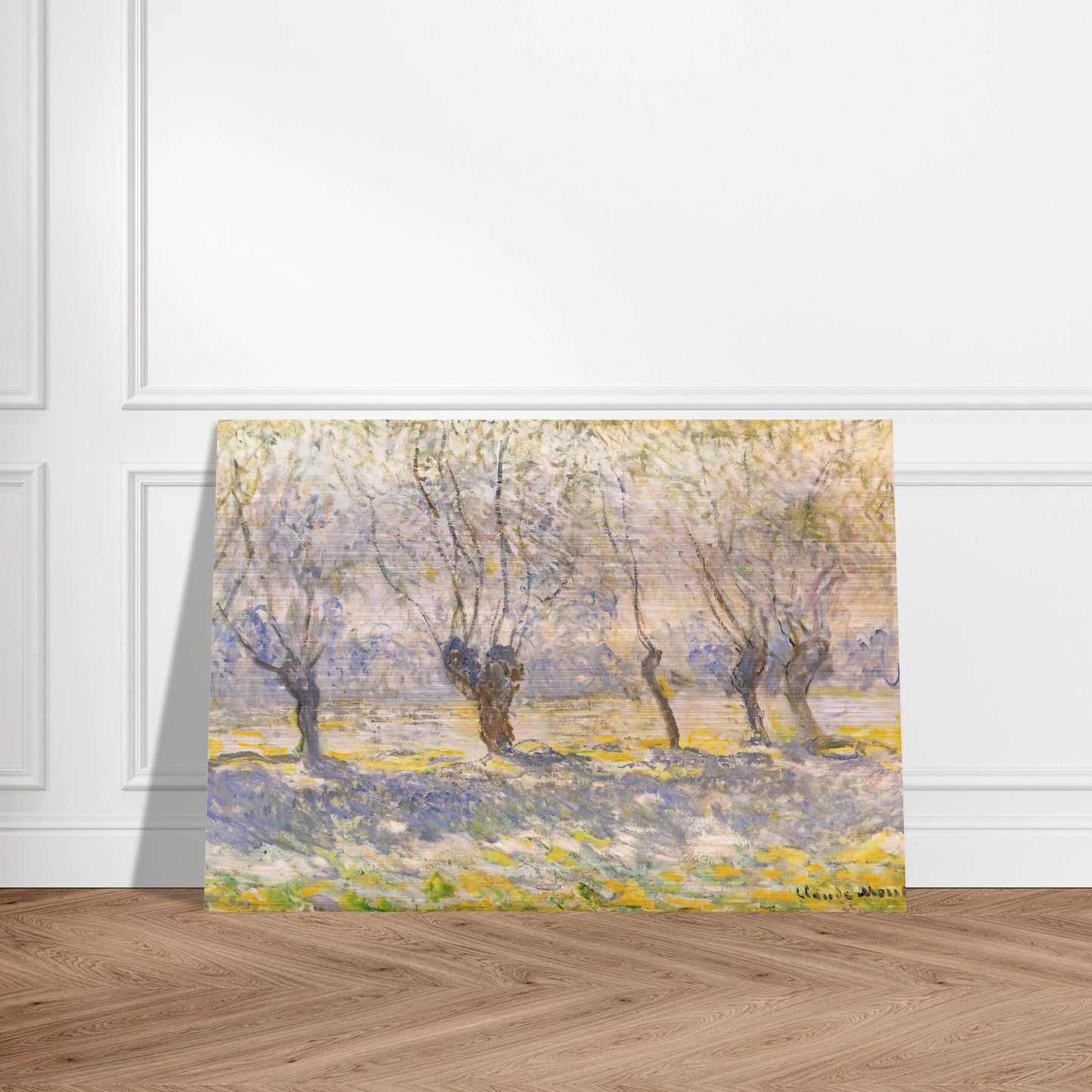 Willows, Giverny - claude monet Brushed Aluminum Print - 70x100 cm / 28x40 inches | claude monet Aluminum Print | claude monet Prints