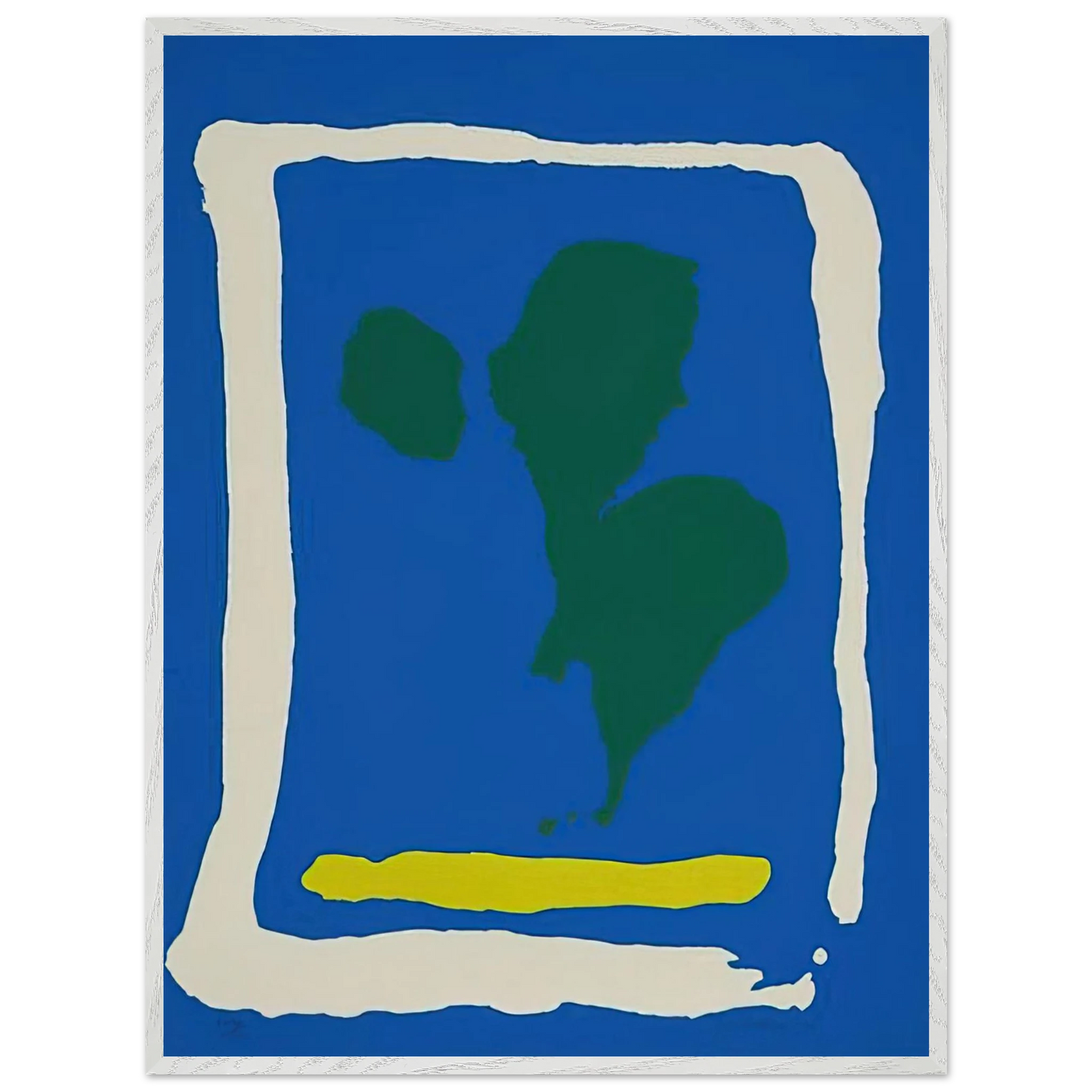 Helen Frankenthaler - Air Frame - 1965 Wall art - 20x25 cm / 8x10 inches - Fine Art Poster - -
