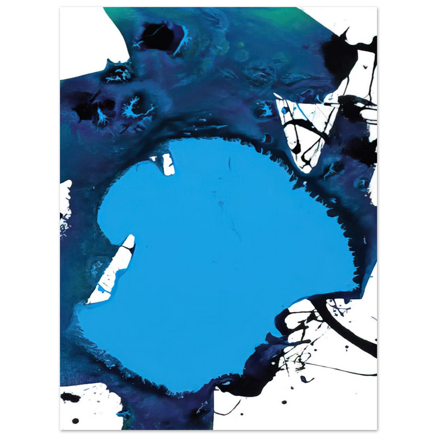 Sam Francis - Untitled  SFP94-121  SFF 1791  Fine Art Poster - Default Title