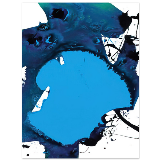 Sam Francis - Untitled  SFP94-121  SFF 1791  Fine Art Poster - Default Title