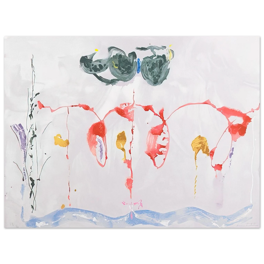 Helen Frankenthaler - Aerie - 2009 Wall art - 13x18 cm / 5x7 inches - Fine Art Poster - -