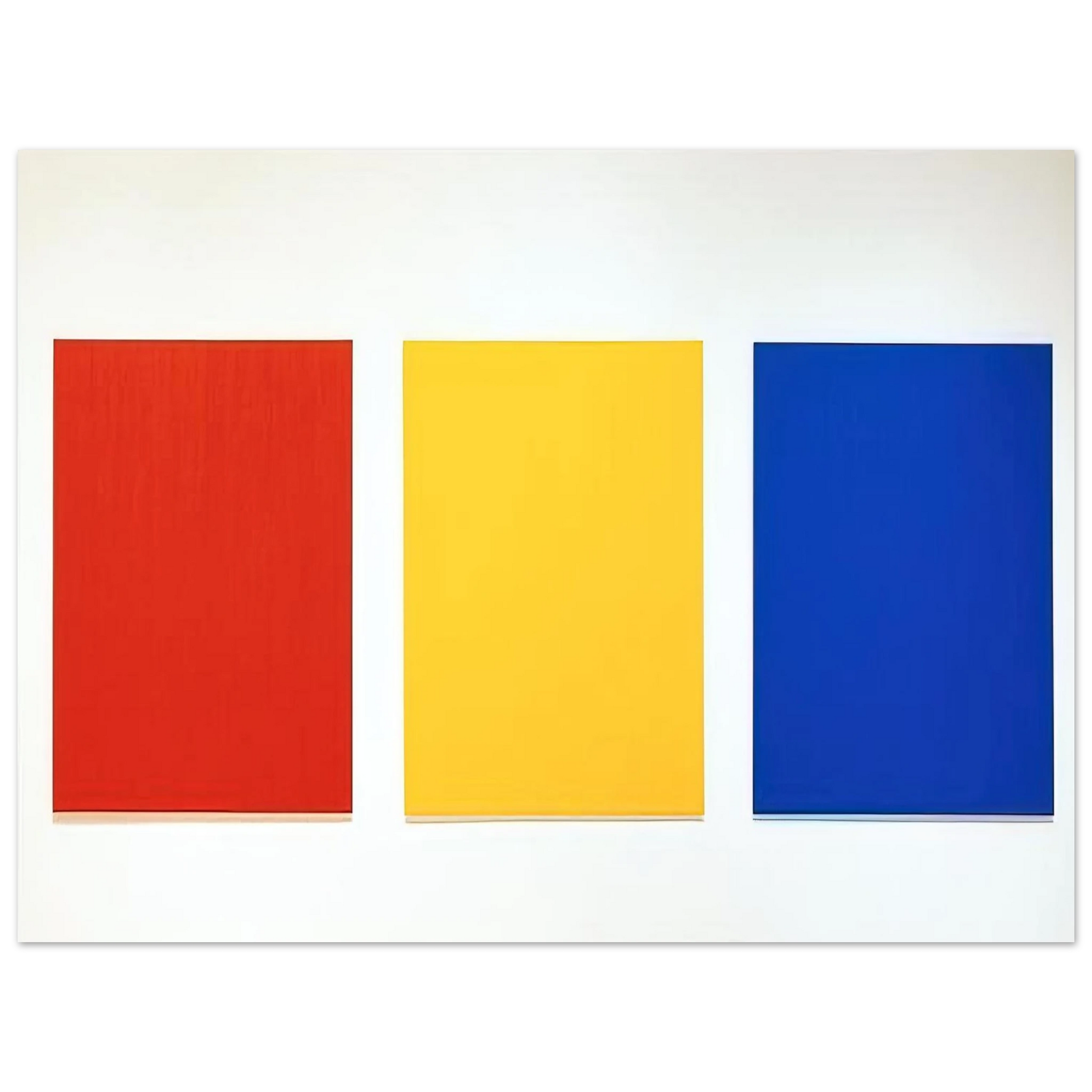 Ellsworth Kelly - Red Yellow Blue III Fine Art Poster - Default Title