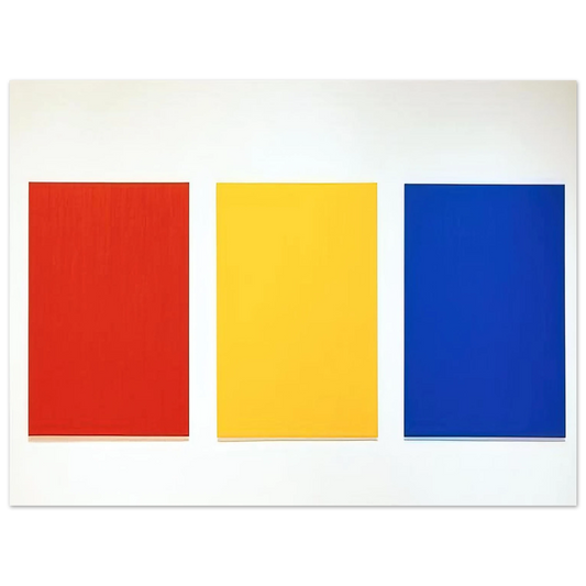 Ellsworth Kelly - Red Yellow Blue III Fine Art Poster - Default Title