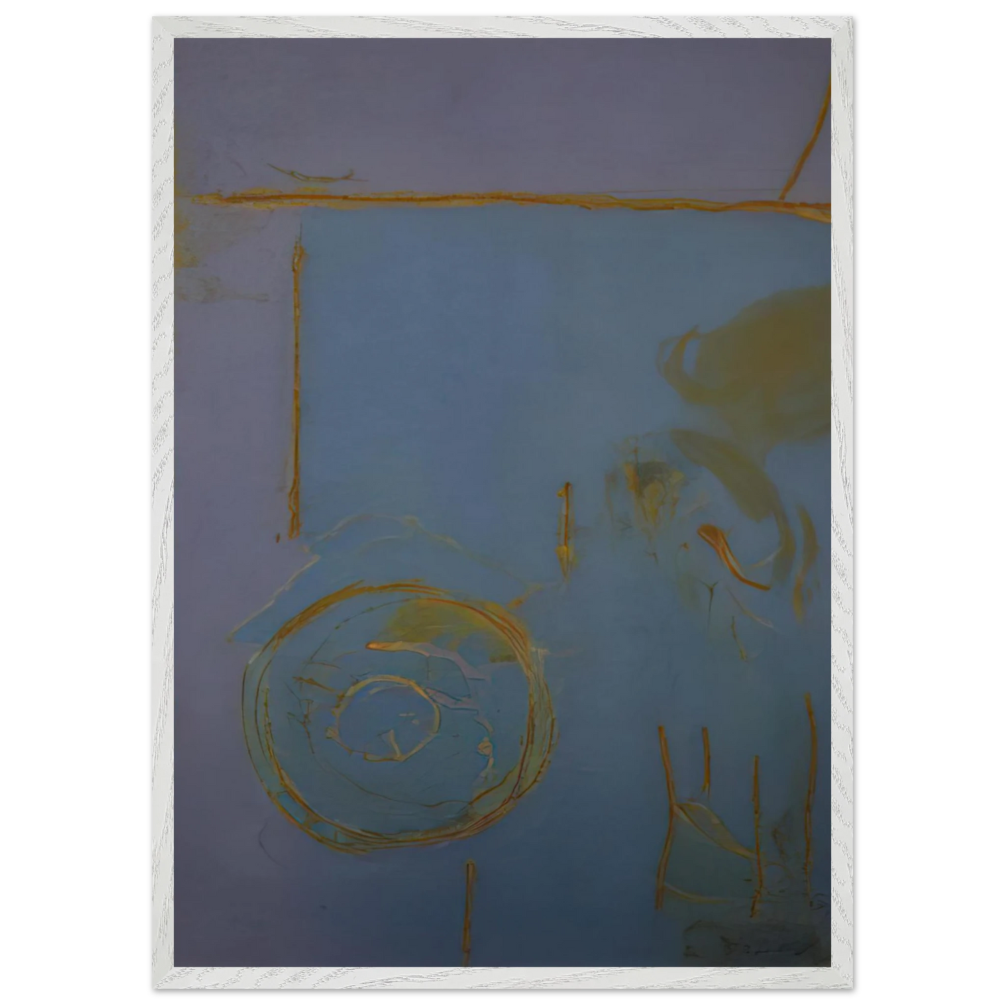 Helen Frankenthaler - Guadalupe - 1989 Wall art - A3 (29.7 x 42  cm) - Premium Wooden Framed Poster With Fine Art Paper - Black frame