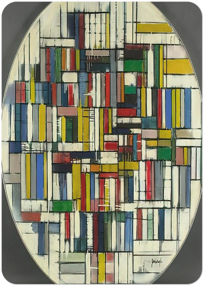 Circle III - Post-Painterly Abstraction By Robert Goodnough Pack of 10 Post Cards | Robert Goodnough Post Cards | A6 (10.5 x 14.8 cm) - 4.1 x 5.8 inches