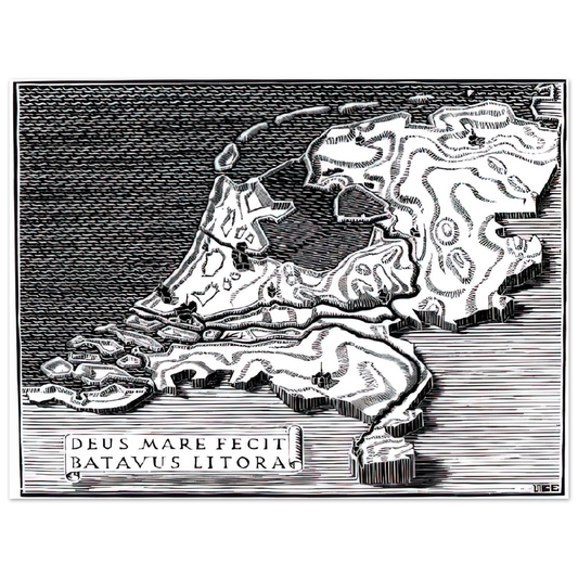 MC Escher - ESCHER (28) Wall Art - 21x29.7 cm / 8x12" - Fine Art Poster - -