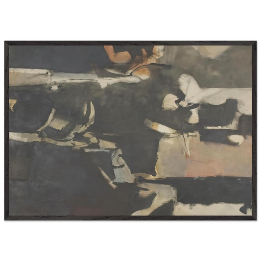 Albuquerque 20 - Richard Diebenkorn Framed Art Print – Black Wooden Frame - Default Title - -Framed Art Print