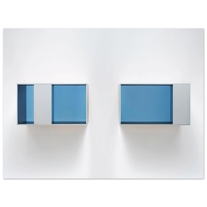Donald Judd - Untitled 88-28 AB Menziken - 1988  75x100 cm / 30x40inches Fine Art Poster
