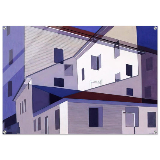 On A Shaker Theme #2 - Precisionism - Charles Sheeler Acrylic Print - 70x100 cm / 28x40″ inches