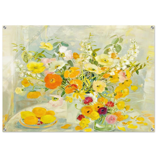 Flower Composition - Post-Impressionism - Le Pho Acrylic Print - 70x100 cm / 28x40″ inches