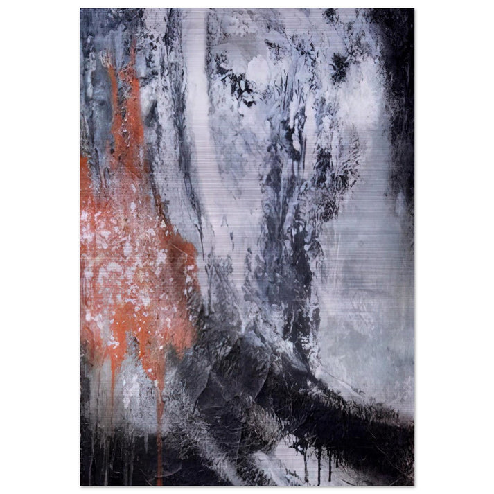 Untitled - Tachisme - Jiro Yoshihara Brushed Aluminum Print - 70x100 cm / 28x40 inches | Jiro Yoshihara Aluminum Print | Jiro Yoshihara Prints