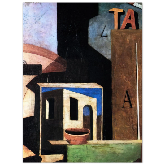 Carlo Carra - LA COMPOSIZIONE TA 1916 Fine Art Poster - Default Title
