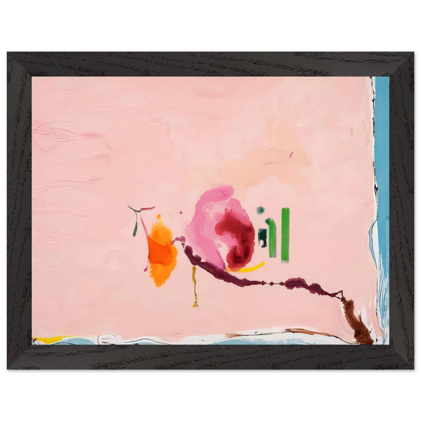 Helen Frankenthaler - Flirt - 1995 Wall art - 70x100 cm / 28x40 inches - Fine Art Poster - -