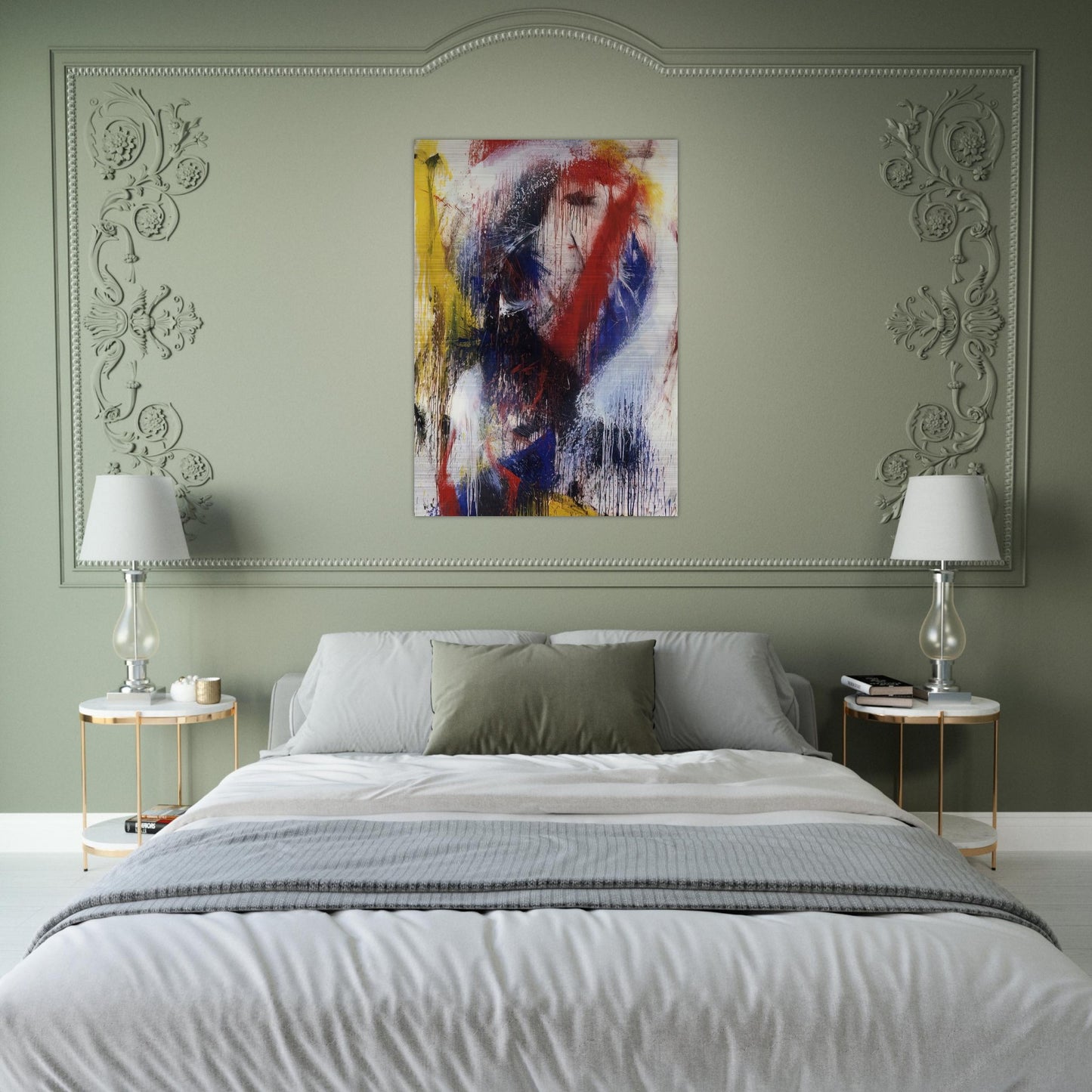 Excalibur - 1960 - Norman Bluhm Brushed Aluminum Print - 70x100 cm / 28x40 inches | Norman Bluhm Aluminum Print | Norman Bluhm Prints