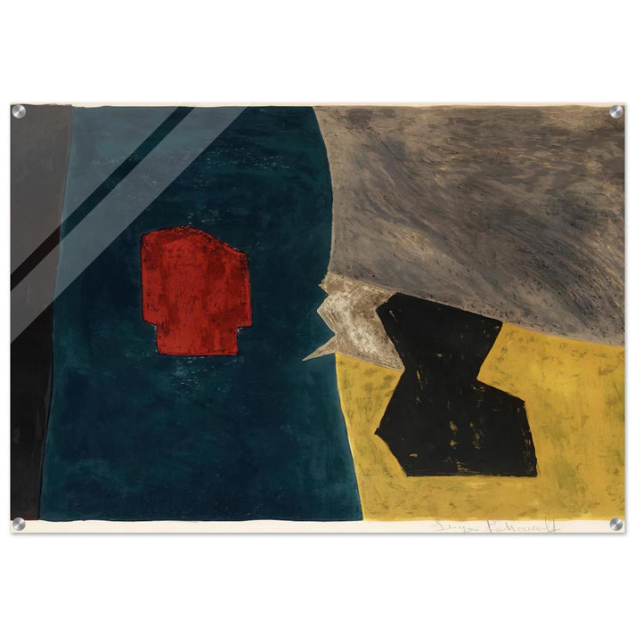 Composition bleue, jaune et grise - 1958 - Serge Poliakoff Acrylic Print - 70x100 cm / 28x40″ inches