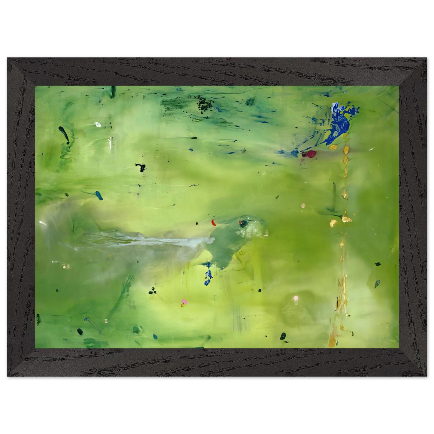 Helen Frankenthaler - A Green Thought in a Green Shade - 1981 Wall art - 30x40 cm / 12x16 Inches - Fine Art Poster - -