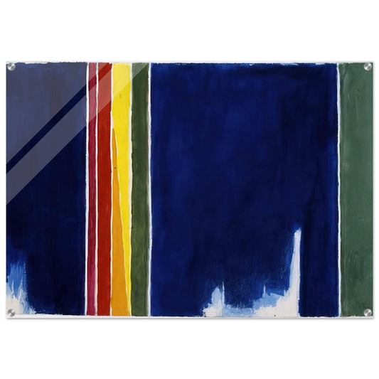 ATMOSPHERIC EFFECTS I 1970 - Alma Woodsey Thomas Acrylic Print - 70x100 cm / 28x40″ inches | Alma Woodsey Thomas Wall Art | Alma Woodsey Thomas Prints