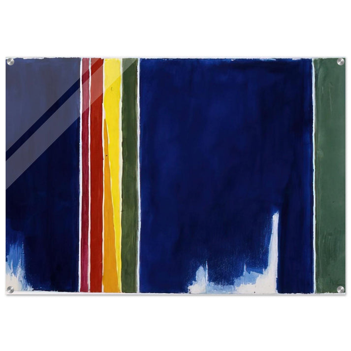 ATMOSPHERIC EFFECTS I 1970 - Alma Woodsey Thomas Acrylic Print - 70x100 cm / 28x40″ inches | Alma Woodsey Thomas Wall Art | Alma Woodsey Thomas Prints