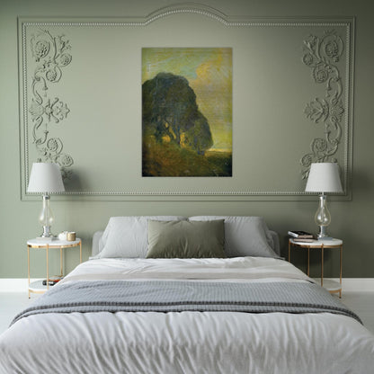 Landscape - Tonalism - Xavier Martinez Brushed Aluminum Print - 70x100 cm / 28x40 inches | Xavier Martinez Aluminum Print | Xavier Martinez Prints