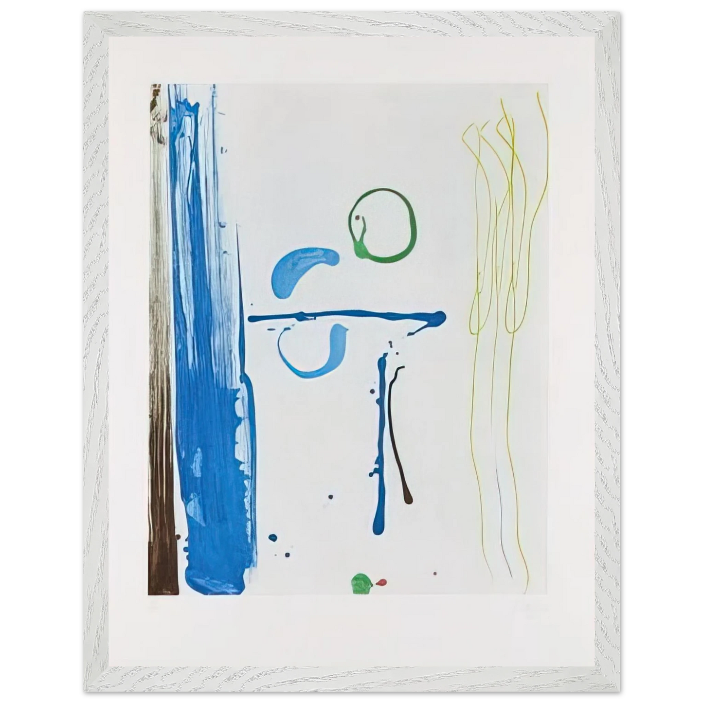 Helen Frankenthaler - Sunshine After Rain - 1987 Wall art - 25x25 cm / 10x10 inches - Fine Art Poster - -