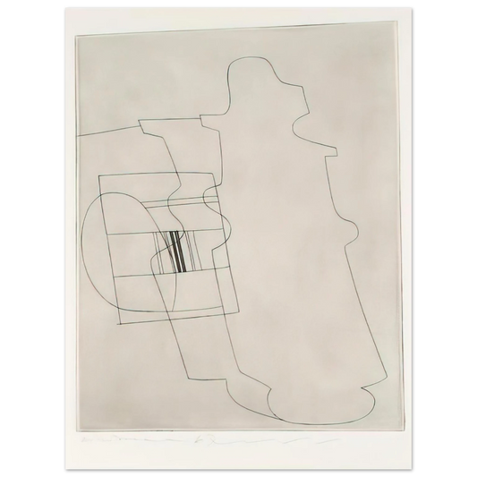 Ben Nicholson - Glass topped bottle - 1967 Fine Art Poster - Default Title