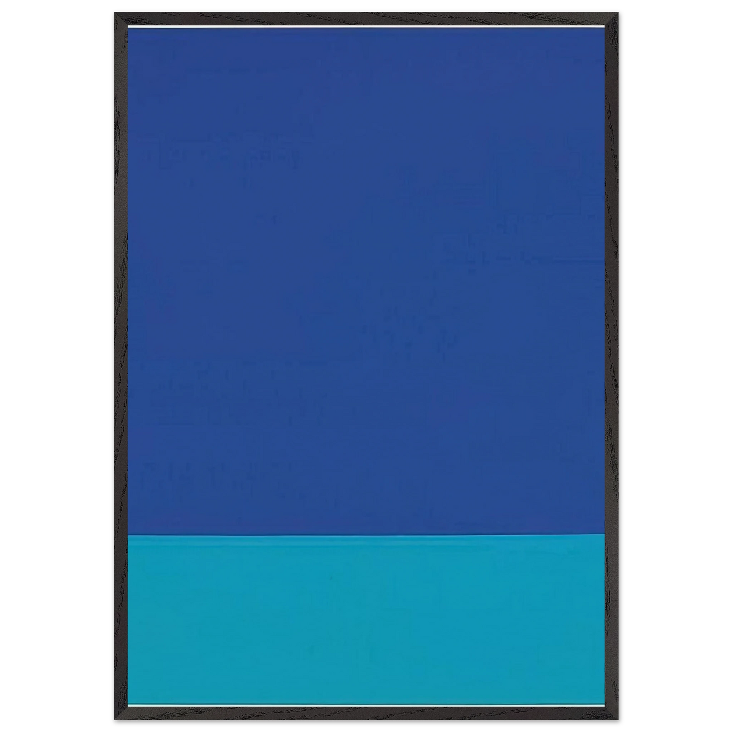 UNTITLED STOFFBILD 1969 - Blinky Palermo Framed Art Print – Black Wooden Frame - Default Title - -Framed Art Print