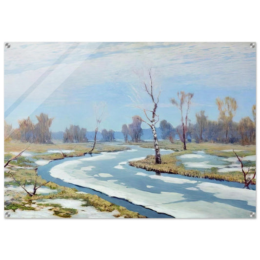Early spring - Arkhyp Kuindzhi Acrylic Print - 70x100 cm / 28x40″ inches