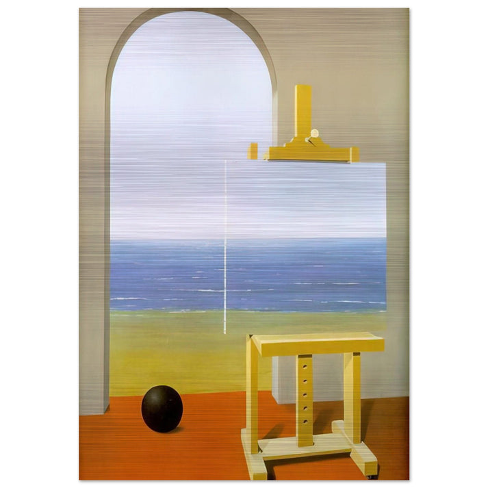 THE HUMAN CONDITION 1935 - Rene Magritte Brushed Aluminum Print - 70x100 cm / 28x40 inches | Rene Magritte Aluminum Print | Rene Magritte Prints