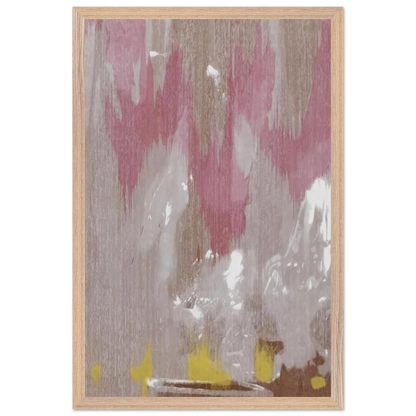 Helen Frankenthaler - Tales of Genji IV - 1998 Wall art - A1 (59.4 x 84.1  cm) - Premium Wooden Framed Poster With Fine Art Paper-canvas - Black frame