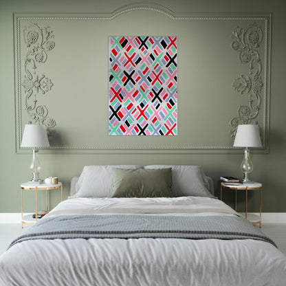 COMPOSITION 34 - Sonia Delaunay Brushed Aluminum Print - 70x100 cm / 28x40 inches | Sonia Delaunay Aluminum Print | Sonia Delaunay Prints