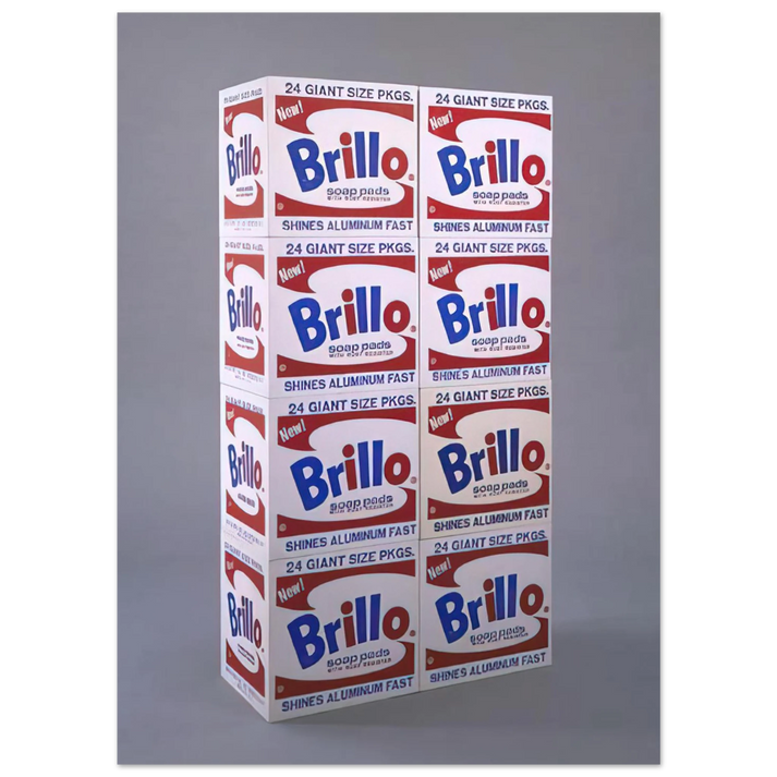 Andy Warhol - Brillo Soap Pads Boxes Fine Art Poster