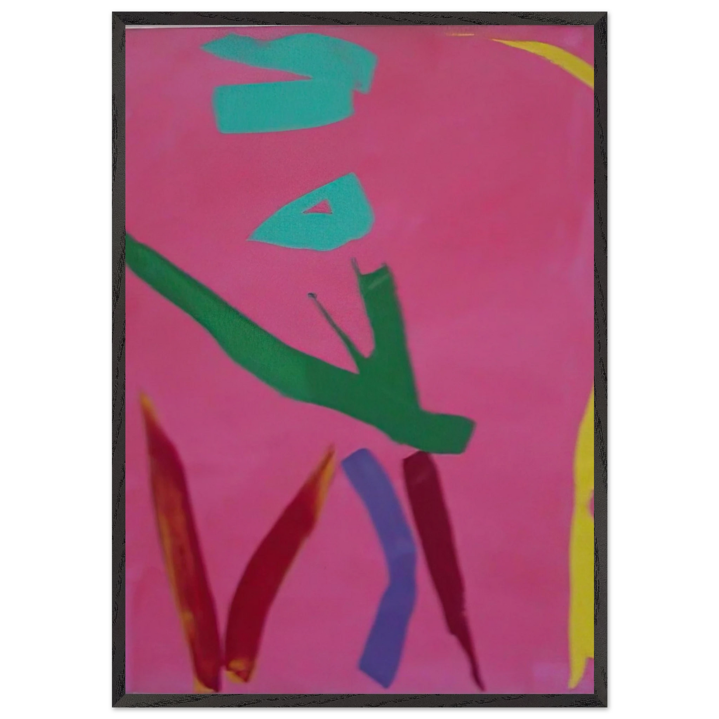 Untitled 71 - 1974 - Ray Parker Framed Art Print – Black Wooden Frame - Default Title - -Framed Art Print