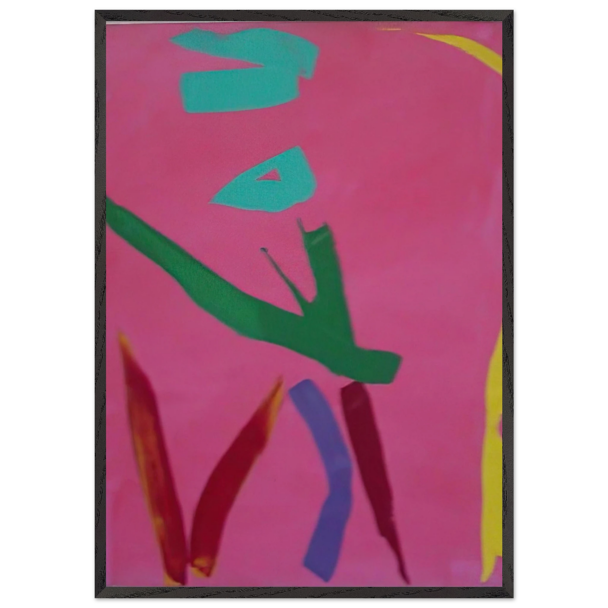 Untitled 71 - 1974 - Ray Parker Framed Art Print – Black Wooden Frame - Default Title - -Framed Art Print