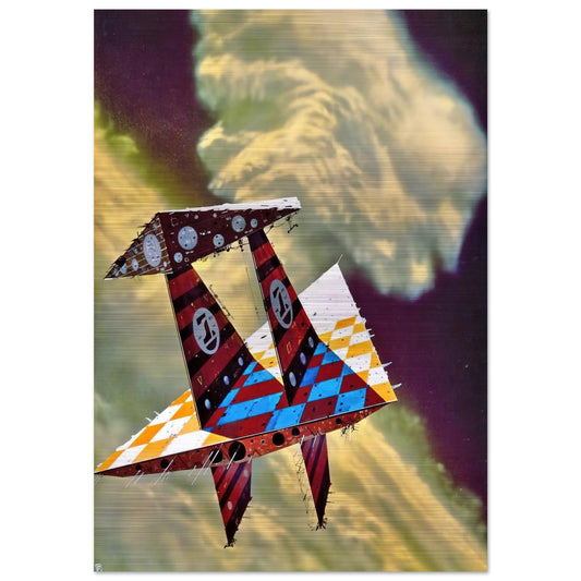 Chris Foss - Chris Foss Brushed Aluminum Print - 70x100 cm / 28x40 inches | Chris Foss Aluminum Print | Chris Foss Prints