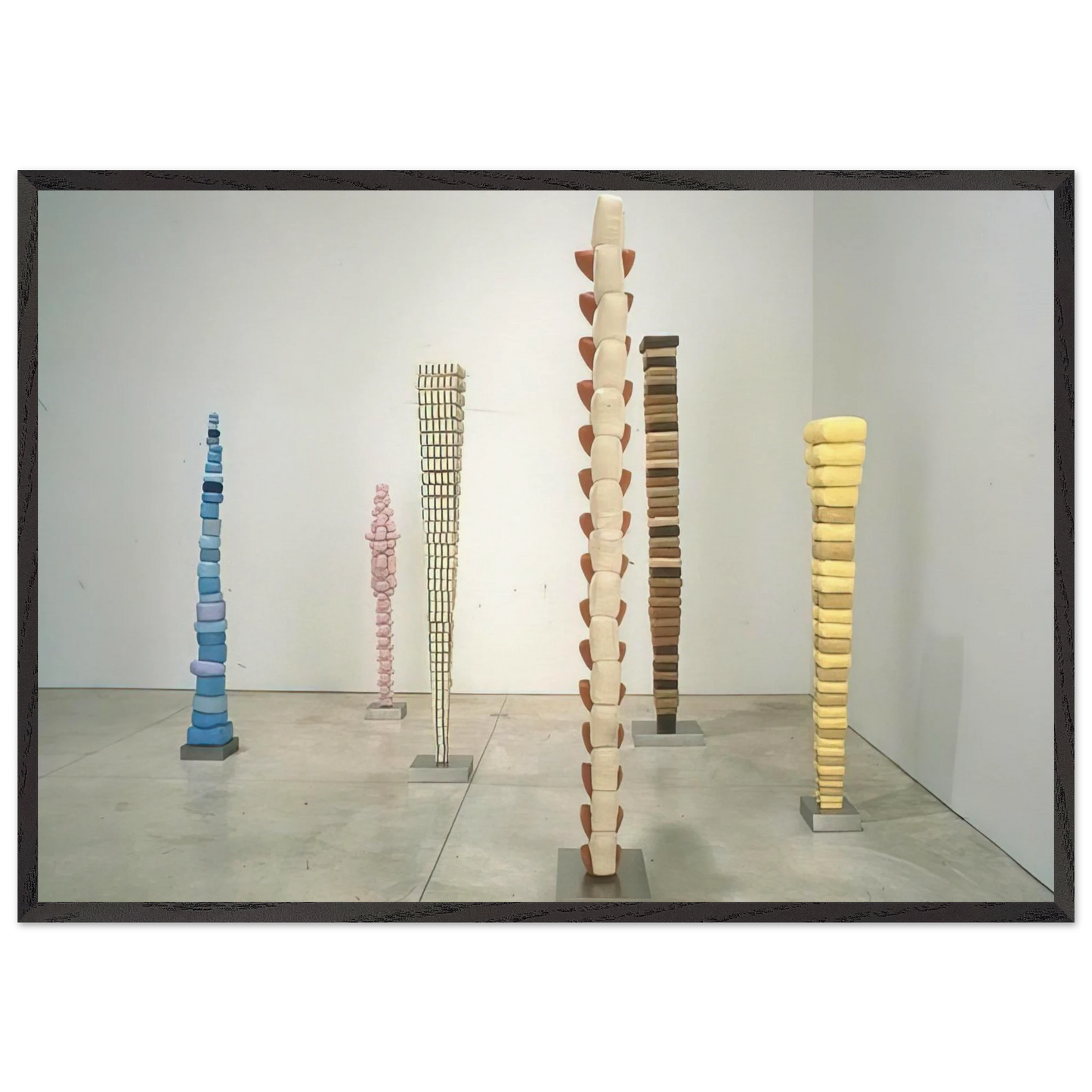 CHARACTERS 1965 - Louise Bourgeois Framed Art Print – Black Wooden Frame - Default Title - -Framed Art Print