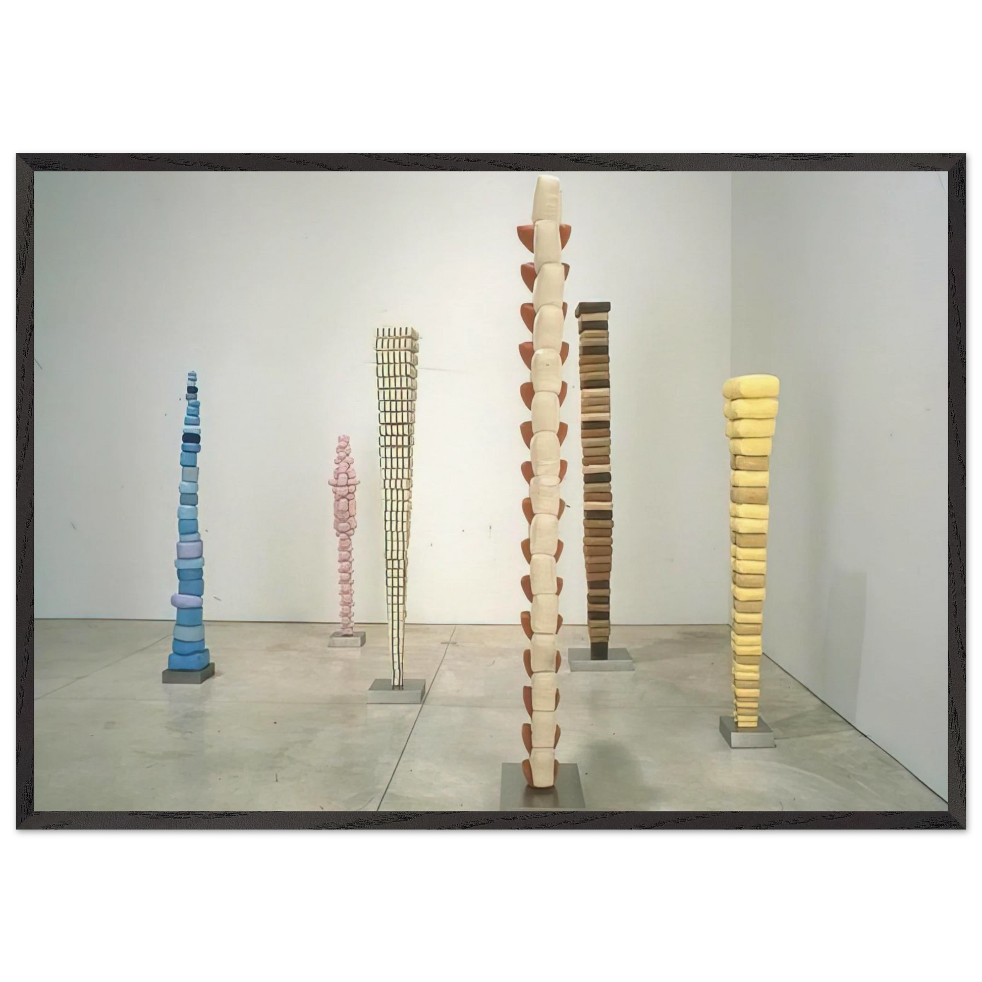 CHARACTERS 1965 - Louise Bourgeois Framed Art Print – Black Wooden Frame - Default Title - -Framed Art Print