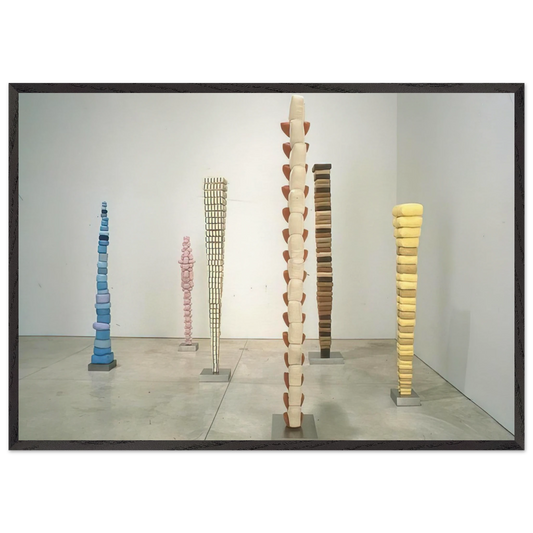 CHARACTERS 1965 - Louise Bourgeois Framed Art Print – Black Wooden Frame - Default Title - -Framed Art Print