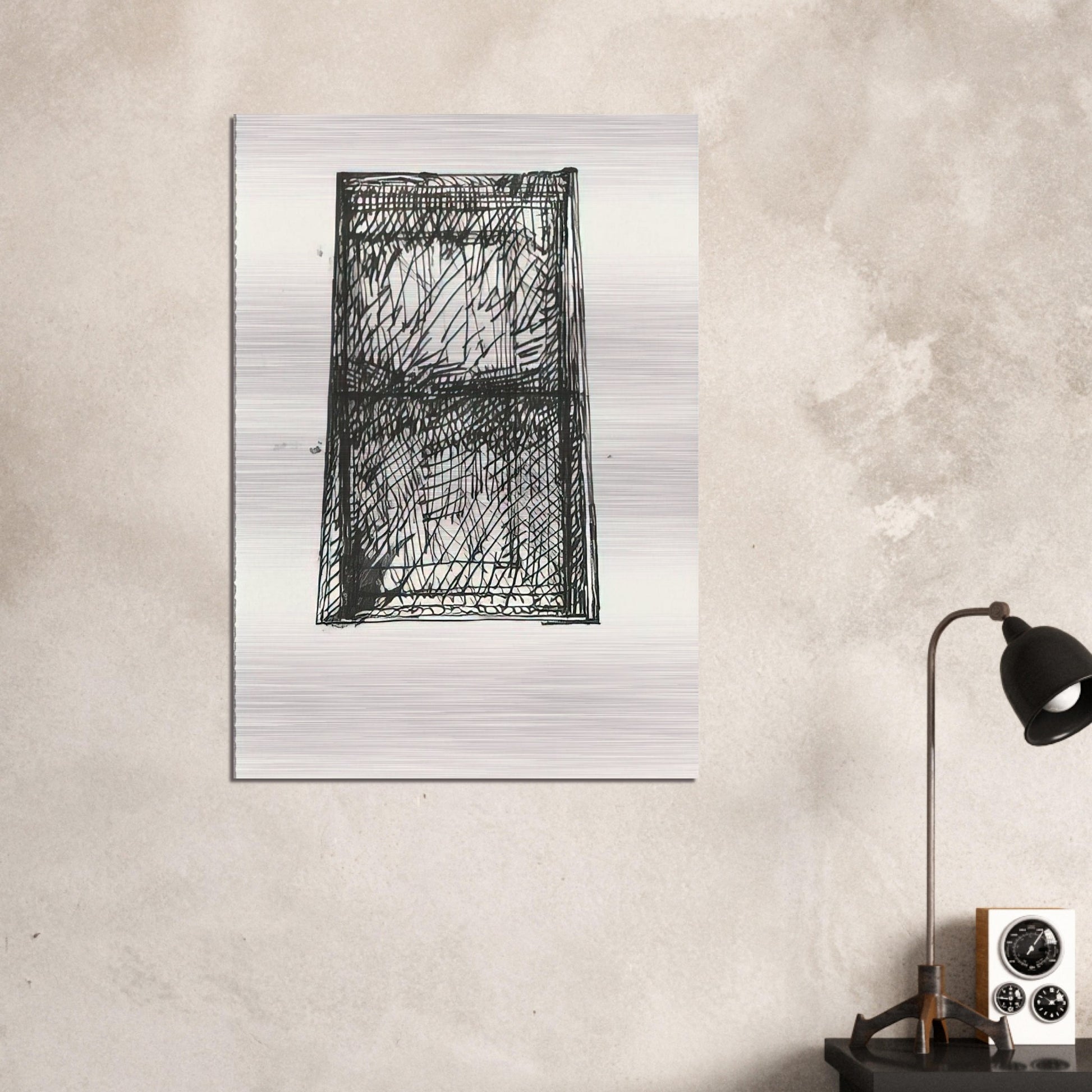 Suicide Notes - 1972 - Brice Marden Brushed Aluminum Print - 70x100 cm / 28x40 inches | Brice Marden Aluminum Print | Brice Marden Prints