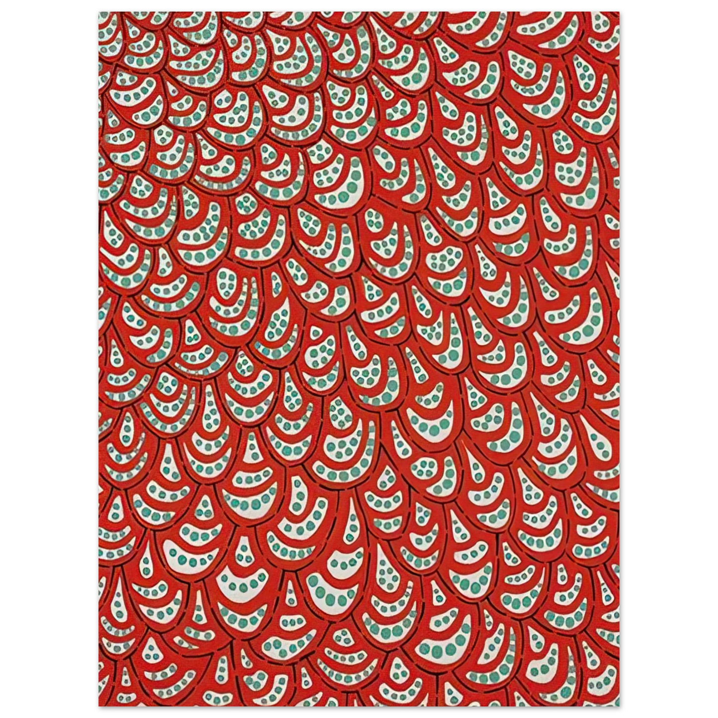 Yayoi Kusama - PETALS 1988 Fine Art Poster - 13x18 cm / 5x7 inches